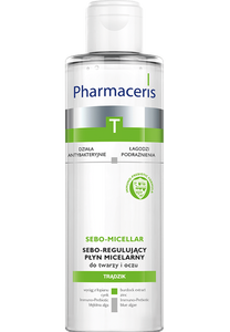 Pharmaceris T ANTYBAKTERYJNY PŁYN MICELARNY do oczyszczania i demakĳażu twarzy i oczu SEBO-MICELLAR 200 ml 