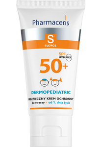 Pharmaceris S BEZPIECZNY KREM OCHRONNY SPF 50+ do twarzy 100% filtrów mineralnych od 1. dnia życia 50 ml