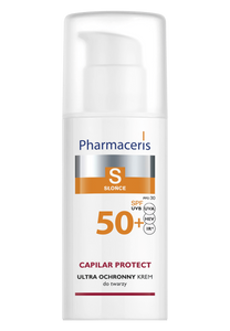 Pharmaceris S ULTRA OCHRONNY KREM SPF 50+ do twarzy dla skóry naczynkowej i z trądzikiem różowatym CAPILAR PROTECT 50 ml