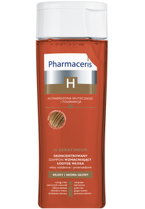 Pharmaceris H SKONCENTROWANY SZAMPON WZMACNIAJĄCY ŁODYGĘ WŁOSA do włosów osłabionych i przerzedzonych H-KERATINEUM 250 ml
